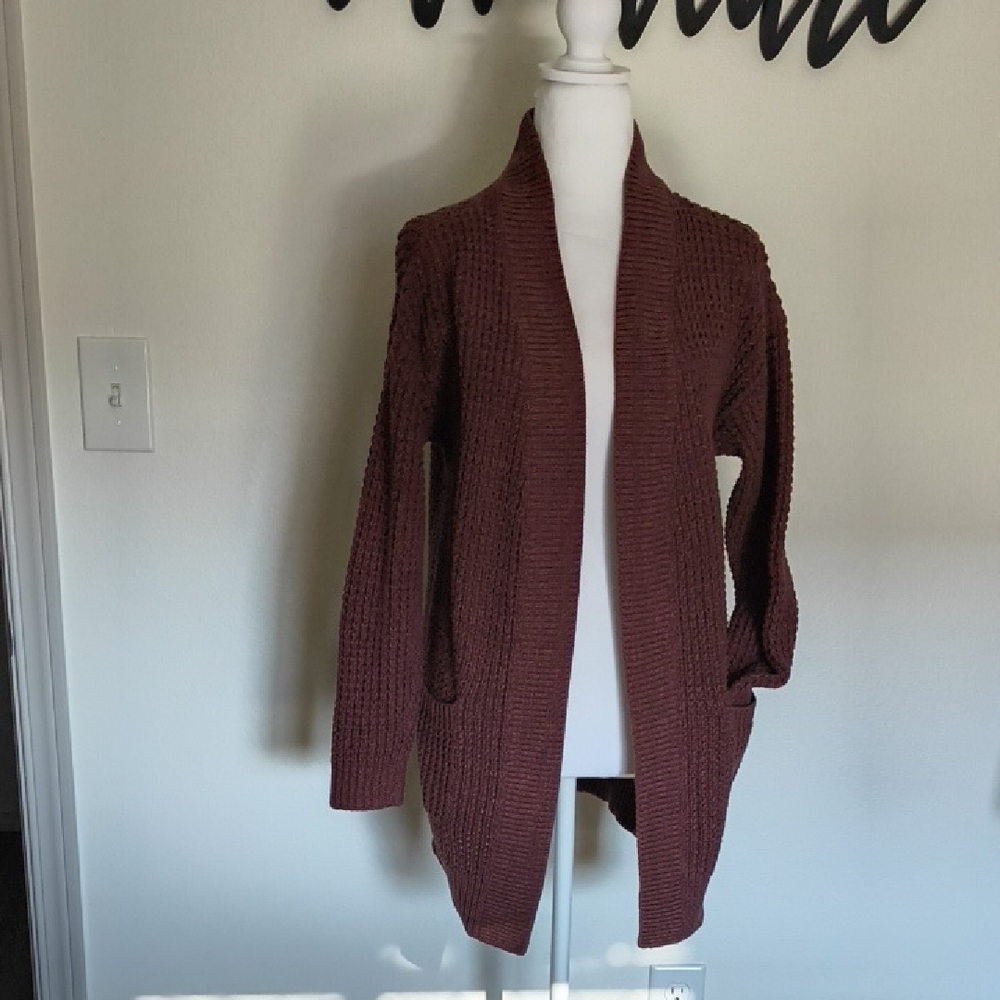 Torrid Rich Brown Knit Cardigan